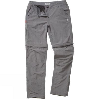 Pantalones Craghoppers NosiLife Zip Off Mujer Gris - Chile AZS896105